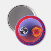 太陽と月のバランス マグネット (正面/裏面)