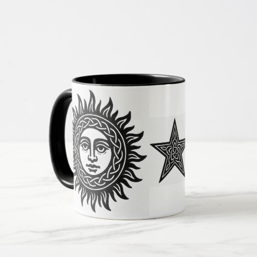 太陽と月のリミナルシジルマグ マグカップ (正面左)