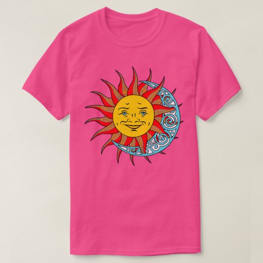 太陽と月の化学結婚 Tシャツ (デザイン正面)
