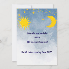 太陽と月の双子の発表 招待状