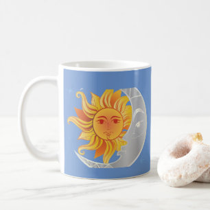 太陽と月の夏至 コーヒーマグカップ