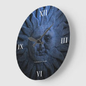 太陽と月の大壁時計 ラージ壁時計 (傾斜)