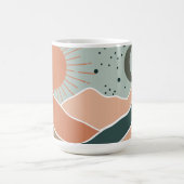 太陽と月の山 コーヒーマグカップ (中央)