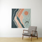 太陽と月の山 タペストリー (インサイチュ(横))