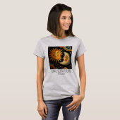 太陽と月の日食 Tシャツ (正面フル)
