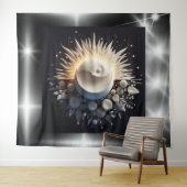 太陽と月の永遠の調和» タペストリー (インサイチュ(横))