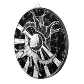 太陽と月の狼 ダーツボード (正面右)