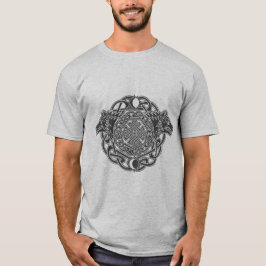 太陽と月の狼 Tシャツ
