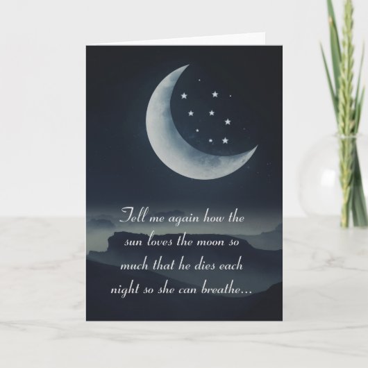 太陽と月の韻文 カード (正面)