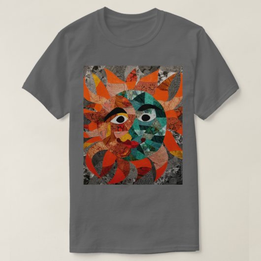 太陽と月のTシャツ Tシャツ (デザイン正面)