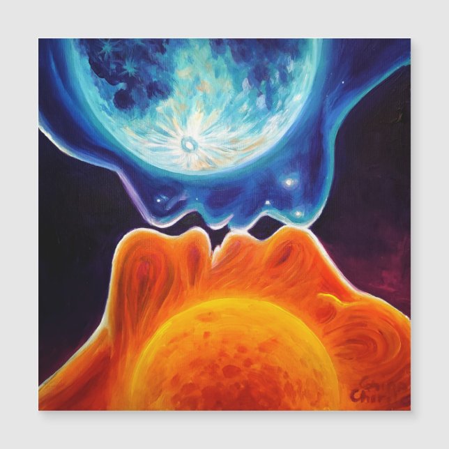 太陽と月キス (正面)