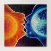 太陽と月キス ジグソーパズル (横)