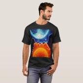 太陽と月キス Tシャツ (正面フル)