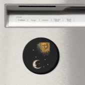 太陽と月90sウィムシゴスデザイン マグネット (インサイチュ (食洗機))