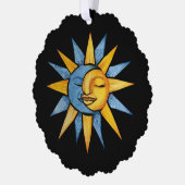 太陽と月 オーナメントカード (左)