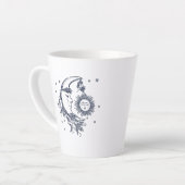 太陽と月 カフェラテマグ (左アングル)