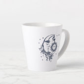 太陽と月 カフェラテマグ (右アングル)