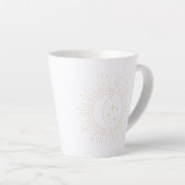 太陽と月 カフェラテマグ (右アングル)