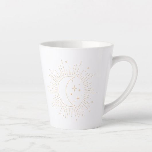 太陽と月 カフェラテマグ (右)