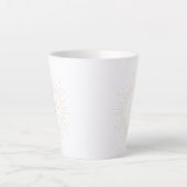 太陽と月 カフェラテマグ (正面)