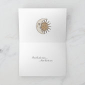 太陽と月 カード (内部)