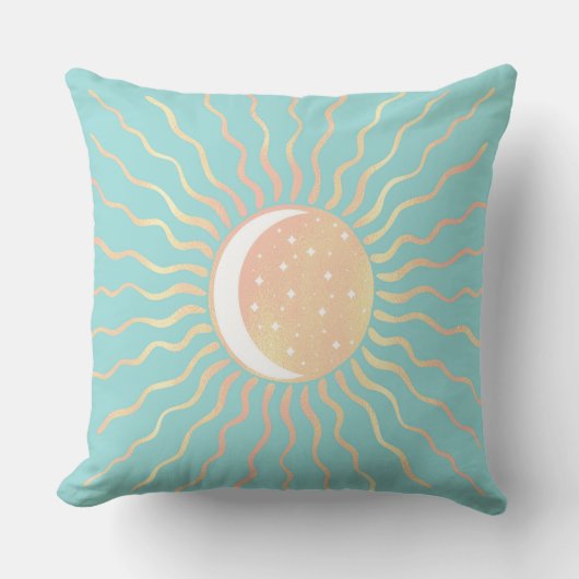 太陽と月 クッション (正面)