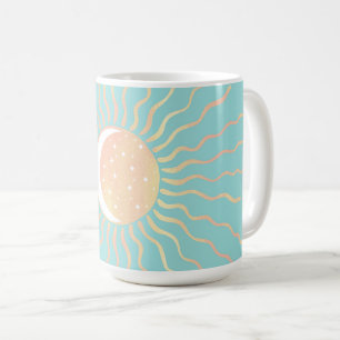 太陽と月 コーヒーマグカップ