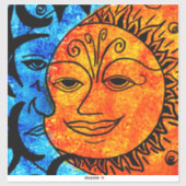 太陽と月 シール (シート)