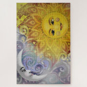 太陽と月 ジグソーパズル (縦)