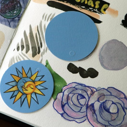 太陽と月 フェイバータグ