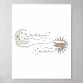 太陽と月 ポスター (正面)