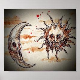 太陽と月 ポスター