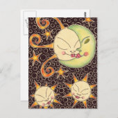 太陽と月 ポストカード (正面/裏面)