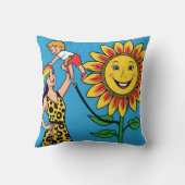 太陽と月 ママと私：小さなあなたへのバイリンガルラブ クッション (裏面)