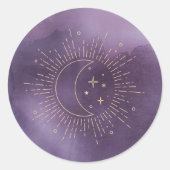 太陽と月 ラウンドシール (正面)