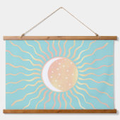 太陽と月 吊り下げ型タペストリー (正面)