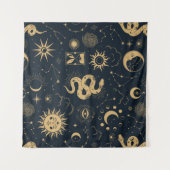 太陽と月 – 天文学魔女 タペストリー (正面(横))