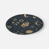 太陽と月 – 天文学魔女 ペーパープレート (アングル)