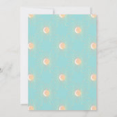 太陽と月 招待状 (裏面)