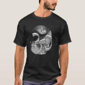太陽と月 - 日食の時 Tシャツ (正面)