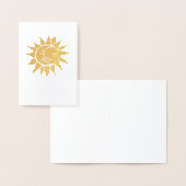 太陽と月 箔カード (ディスプレー)