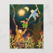 太陽と月：韓国のフォーク物語はがき ポストカード (正面)