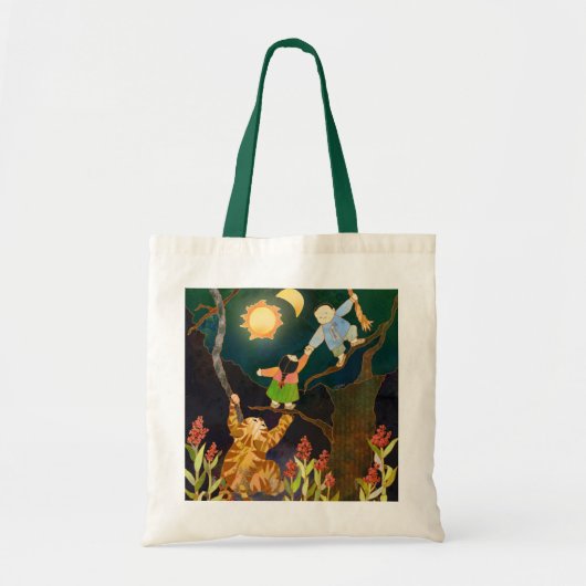 太陽と月：韓国のフォーク物語 トートバッグ (正面)