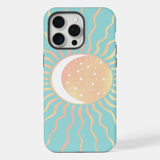 太陽と月 iPhoneケース (裏面)