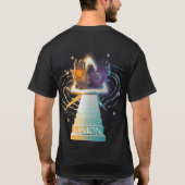 太陽と月 Tシャツ (裏面)