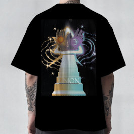 太陽と月 Tシャツ