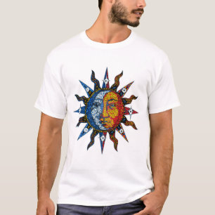 太陽と月 Tシャツ