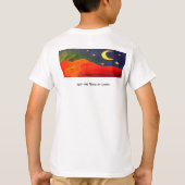 太陽と月Tシャツ Tシャツ (裏面)