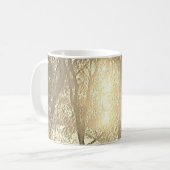 太陽と木のコーヒーマグ コーヒーマグカップ (正面左)