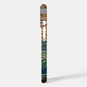 太陽と波のステンドグラスの錯覚 Case-Mate iPhoneケース (裏面 / 左)